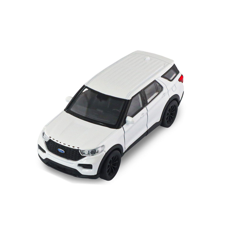Машинка метал Ford Explorer 2023 Форд білий 1:43 відкр двері 5*12*4см (250392W)