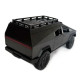Машинка металл Tesla Cybertruck кемпинг черная Тесла Кибертрак 1:24 с кухней инерция звук свет (AP7727)