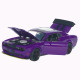 Машинка метал Dodge Challenger SRT Hellcat АвтоЕксперт фіолетова 1:32 звук світло 15,7*7*5 см (LF-30608)