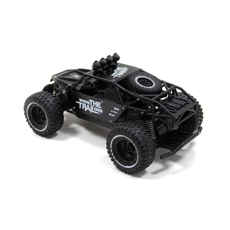 Машинка Off-road Crawler Race, черная, на радиоуправлении, черная, пульт, аккум  30х13х18см (SL-309RHMBl)
