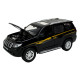 Іграшкова машинка металева Toyota Land Cruiser Prado Автопром Тойота джип 1:24, чорна, 20*7*8 см, (68270)