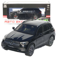 Машинка метал Mercedes-Benz GLE-Class АвтоЕксперт чорна 1:24 відкр двері капот багажник (1841-12)