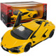 Машинка металева Lamborghini Revuelto Автопром жовта 1:24 світло звук відкр двері 20,5*8*5 см (68200A(Y))