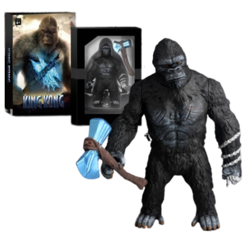 Ігрова фігурка Кінг Конг Острів черепа , King Kong з рухливими суглобами іграшка 31 см (9898-12)