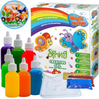 Набір для творчості гель Magic water Creative gel SPRING 7 гелі ложка 28*24*7см (MV6031-04)
