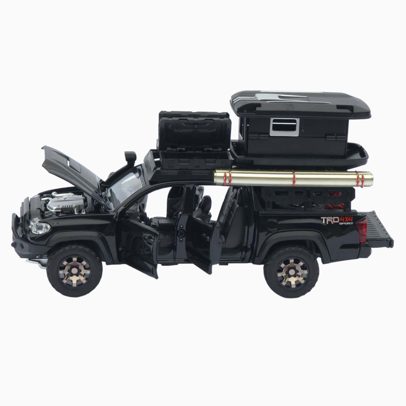 Машинка метал Toyota Tacoma TRD Pro АвтоЕксперт чорна 1:32 звук світло інерція (ТК-9415)