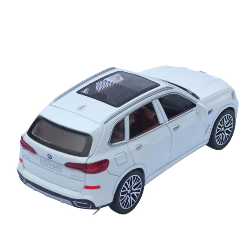 Машинка метал BMW X5 АвтоСвіт біла 1:32 звук світло інерція 16*7,5*6,5 см (AP-1755)