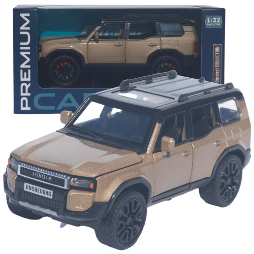 Машинка метал Toyota Land Cruiser Prado 250 АвтоСвіт бронзова 1:32 звук світло інерція 15*6,5*6 см (AP-2105)