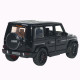 Машинка метал Mercedes-Benz G-Class (Гелендваген) АвтоЕксперт чорна 1:32 звук світло (LF-80110)