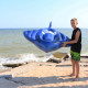 Дитячий надувний матрац пліт Intex 57550 «Скат» (188х145 см) Stingray Ride-On