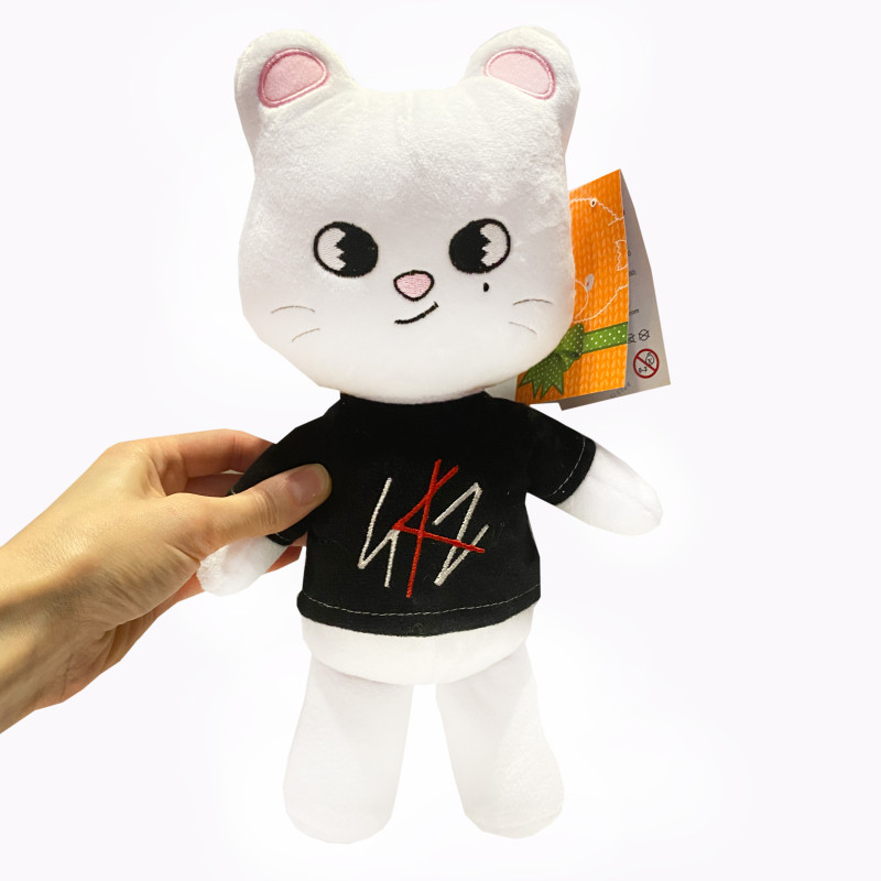 Игрушка мягкая Котик Stray Kids Стрей кидс плюш Skzoo Бродячие дети Блок пинк Blackpink Украина Копица 33*12*6см (00321-3)