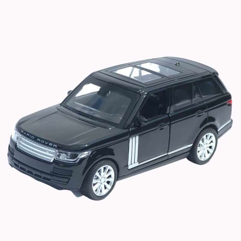 Машинка метал Range Rover Vogue АвтоЕксперт чорна 1:32 звук світло відкриваються двері капот багажник (72655)