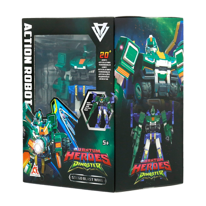 Игровая фигурка Dinoster Stego Blast Wing Стего Бласт Винг, 13х5х5 см (EU580874)