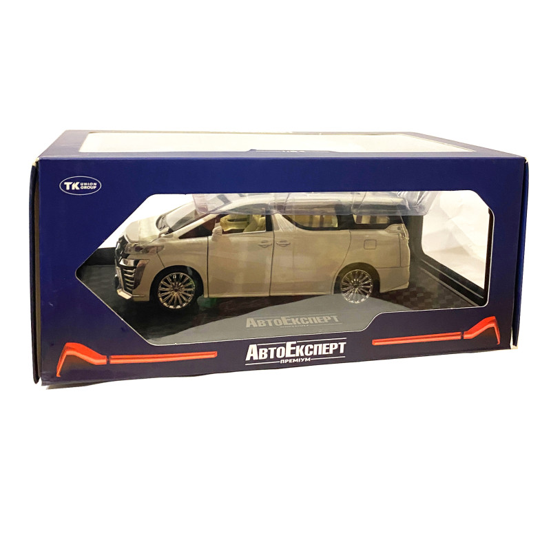 Машинка металева Toyota Velefire «AutoExpert Преміум» (Тойота), біла, 21*8*8 см (GT-6312/6214)