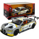 Машина метал BMW M4 GT3 БМВ Автопром сіра 1:24 світло звук 21*8,5*6 см (68282A(G))