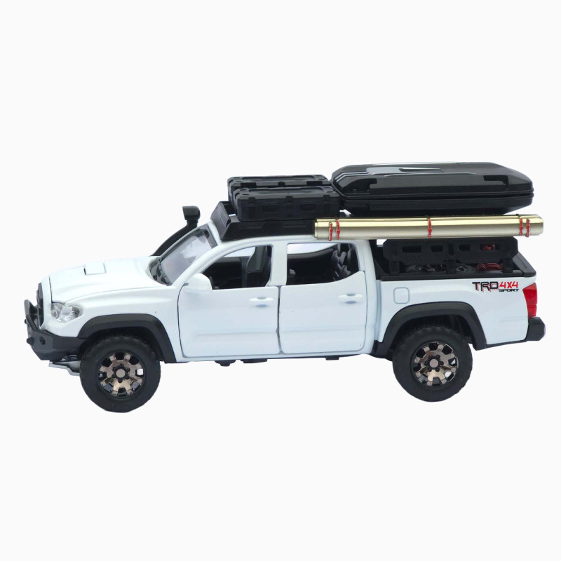 Машинка метал Toyota Tacoma TRD Pro АвтоЕксперт білий 1:32 звук світло інерція (ТК-9415)