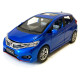Машинка металева дитяча Honda Fit, синя, металева, 1:32, звук, світло, інерція, відкриваються двері, багажник, капот, 15*5*6см (GT - 04600)