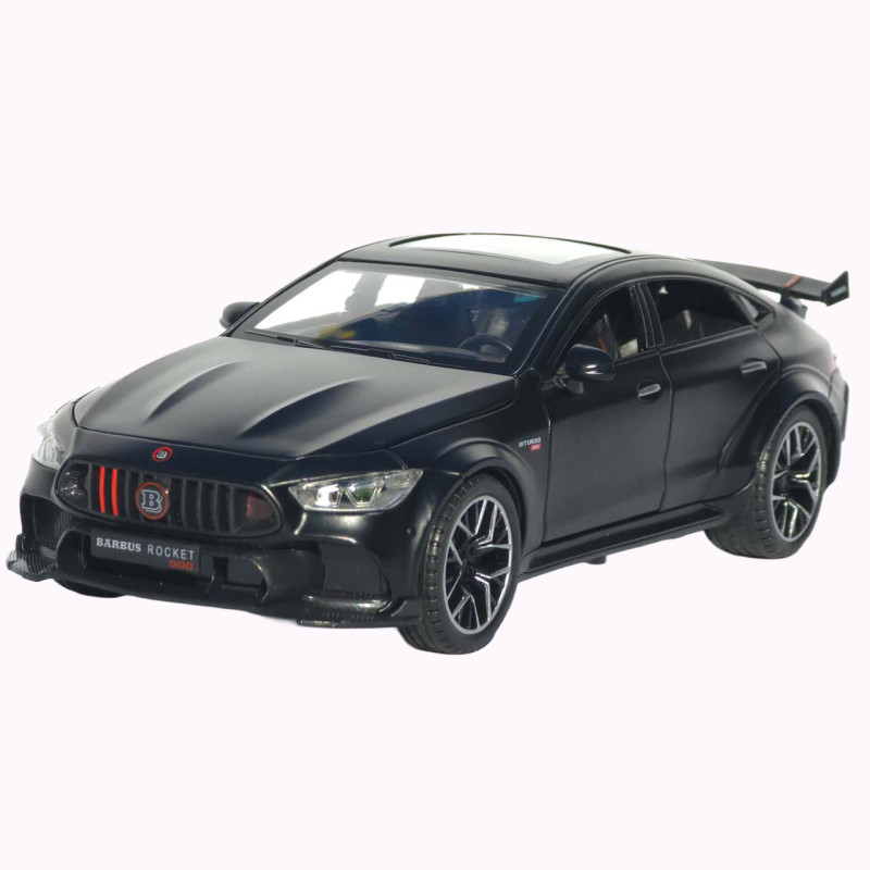 Машинка метал Brabus Rocket 900 АвтоЕксперт чорна 1:24 звук світло відкр двері капот багажник (1206-15)
