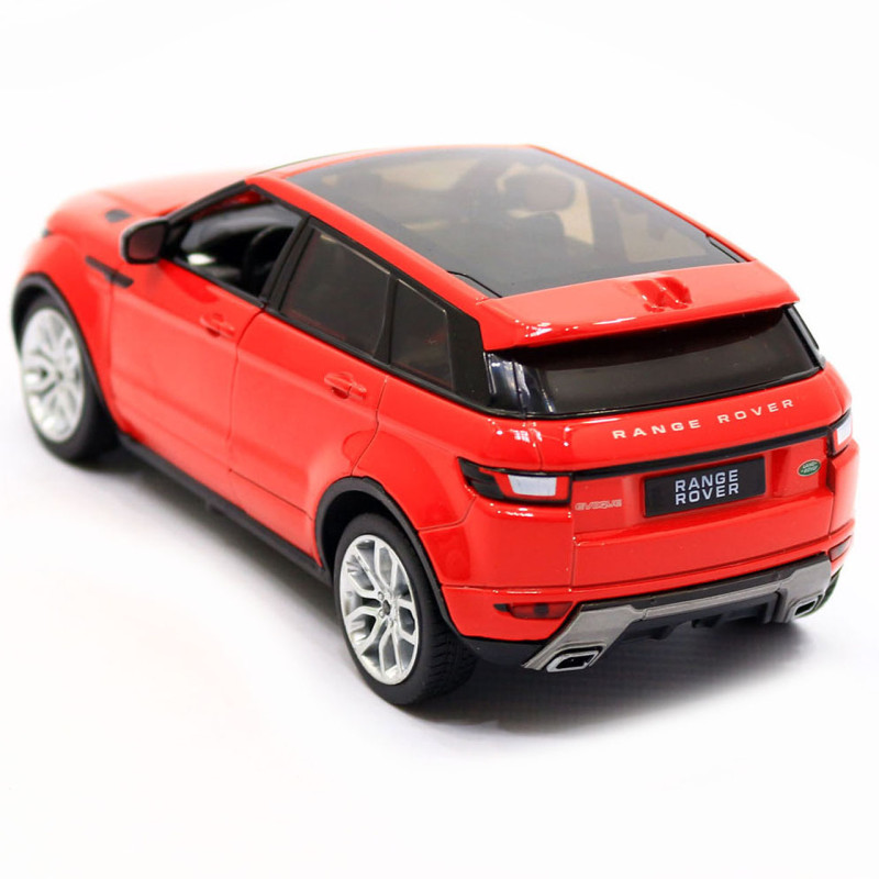 Машинка іграшкова Автопром «Range Rover» джип, метал, 17 см, червоний (світло, звук, двері відчиняються) 68258AR