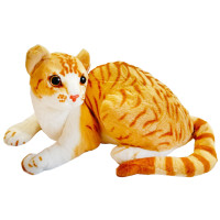 Мягкая игрушка Котик рыжий плюш 36*20*20см (M 17968)