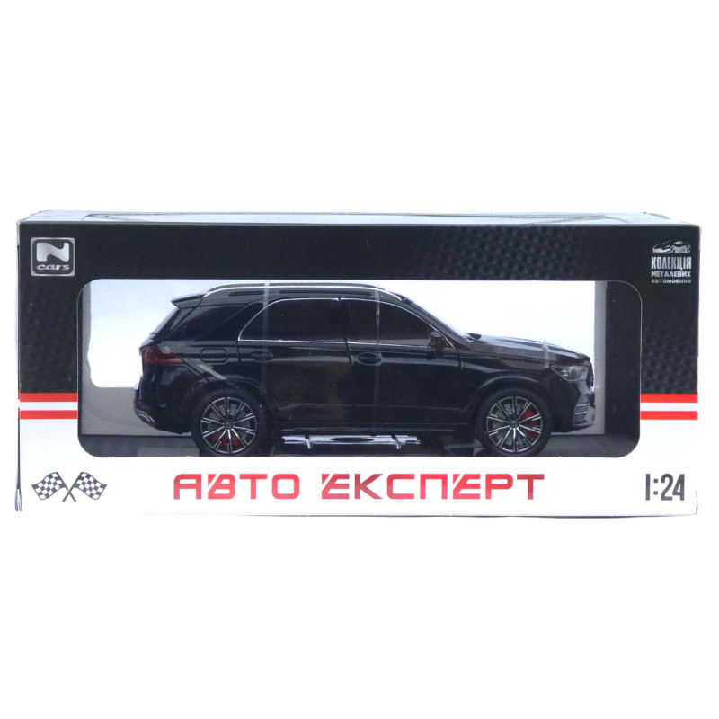 Машинка метал Mercedes-Benz GLE-Class АвтоЕксперт чорна 1:24 звук світло інерція 20,5*8,5*7,5 см (G9775-15)
