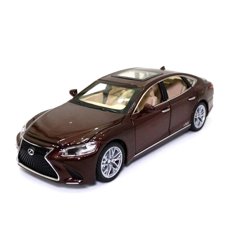 Машинка металева Lexus LS 500H "AutoExpert" Лексус ЛС 500 коричневый світло звук 16*4*6 см (GT-1823/11709)