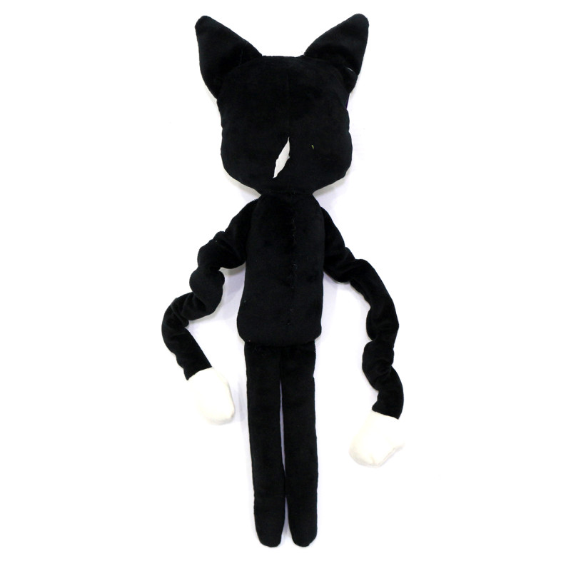 М'яка іграшка Картун Кет «Kinder Toys» Cartoon Cat Мультяшний Кіт чорний 32*12*10 см (00216-01)