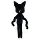М'яка іграшка Картун Кет «Kinder Toys» Cartoon Cat Мультяшний Кіт чорний 32*12*10 см (00216-01)