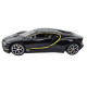 Машинка метал Bugatti Chiron Бугатті чорна 1:32 світло звук 16*7,5*4см (22805)