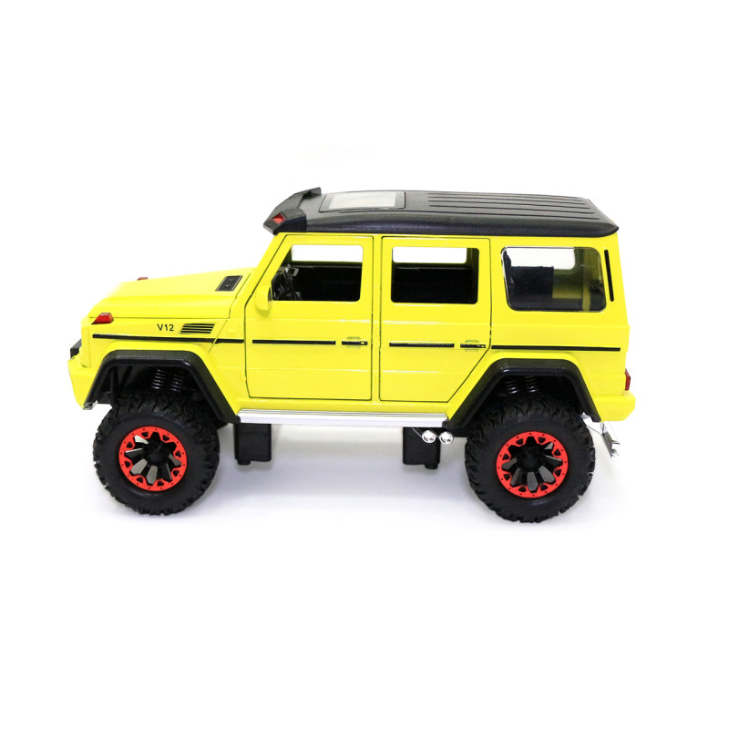 Машинка металева Mercedes Gelandewagen "AutoExpert" Мерседес Бенц Гелендваген жовтий 20*8*10 см (GT-1008)