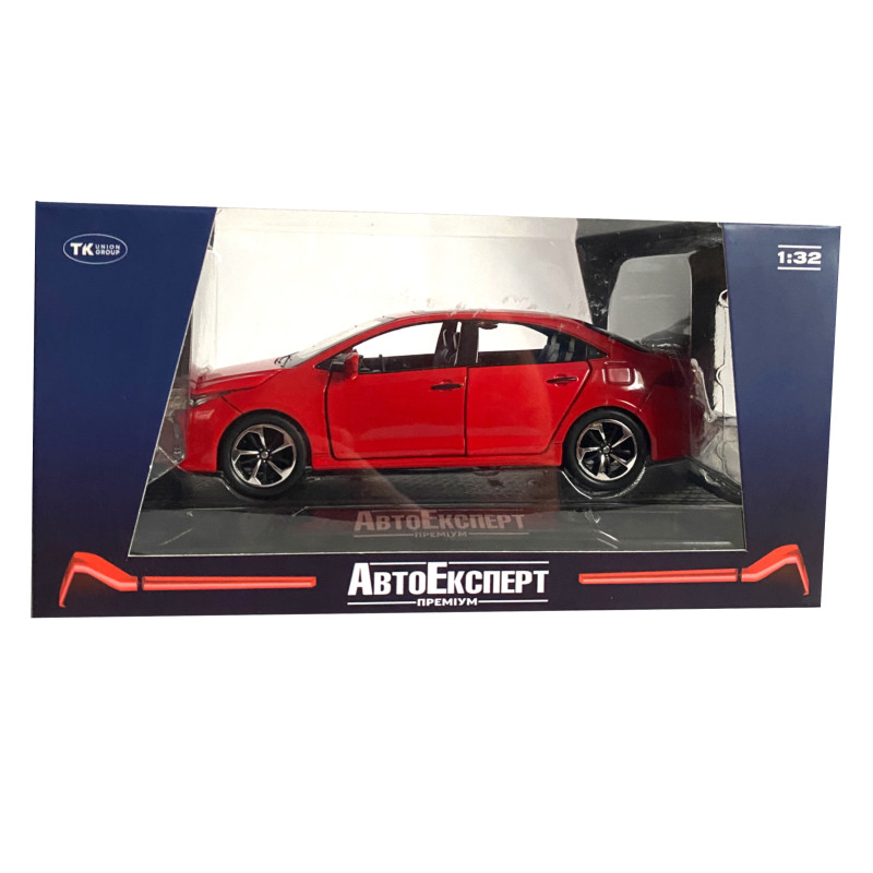 Машинка металева Toyota Corolla "AutoExpert" Тойота Королла червона звук світло 15,5 * 4,5 * 7 см (GT-6258)