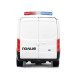 Іграшкова машинка металева Ford Transit Van Поліція, біла, відкр двері, інерція, 1:32, 5*14*6см (250343U)