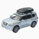 Машинка метал Nissan Patrol (Ніссан Патрол) АвтоЕксперт сіра світло звук відкр двері 15*7*5 см (6505/50915)