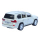 Машинка металева Lexus LX 570 біла 1:24 звук світло інерція відкр двері баг капот 20*8*7,5 см (RS-42075)