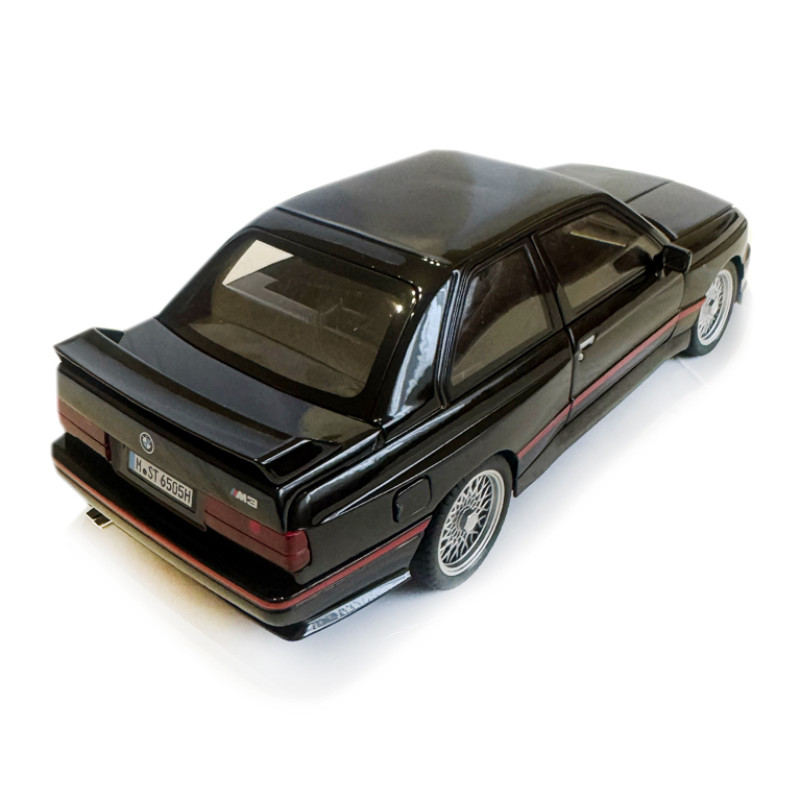 Машинка металева BMW M3 БМВ 1986 купе чорна АвтоЕксперт 1:24 світло звук відкр двері баг капот 20,5*8*5,5 см (GT-99641)