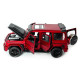 Машинка металева Mercedes-Benz G-Class Brabus 700 мерседес бенс джип червоний 1:32 звук світло інерція відкр двері багажник капот гумові колеса 15*6,5*7см (AP-1738)