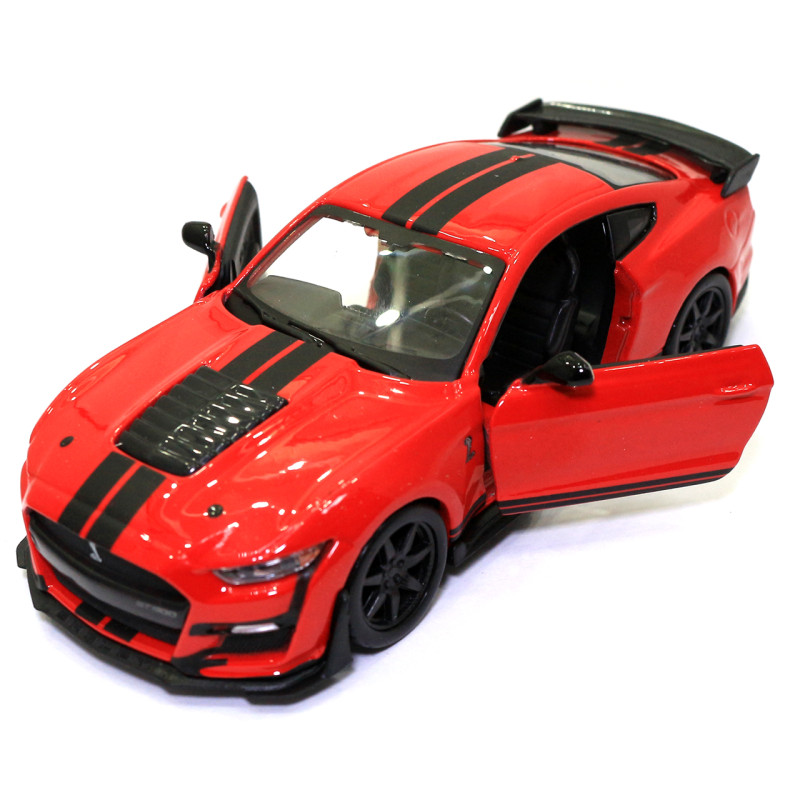 Машинка металева Ford Mustang Shelby GT500 "Bburago" Форд Мустанг Шелбі червоний 12*4*6 см (18-43050)