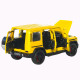 Машинка метал Mercedes-Benz G-Class (Гелендваген) АвтоЕксперт жовта 1:32 звук світло (LF-80110)