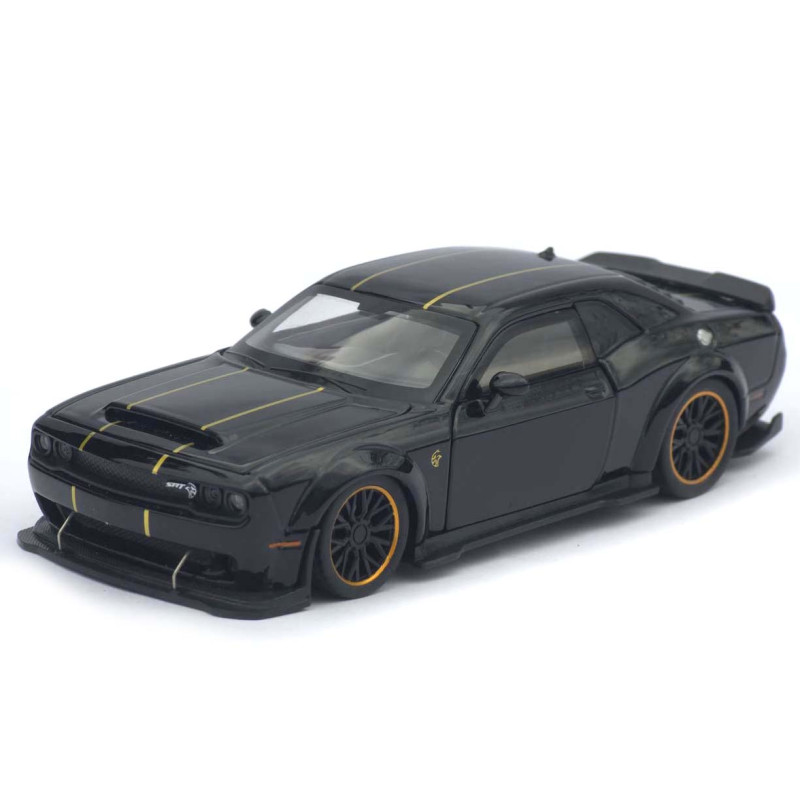 Машинка метал Dodge Challenger SRT Hellcat Redeye чорна 1:32 світло звук інерція 15*6,5*4 см (TK-12200)