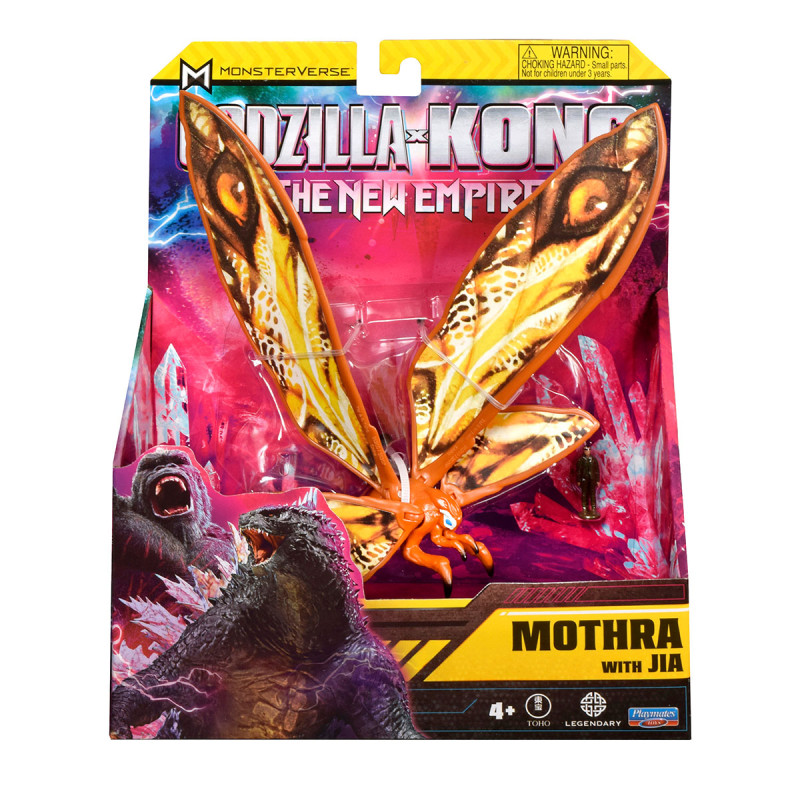 Набір іграшкових фігурок Godzilla vs. Kong Мотра 15см з Джією 2,5см (35207)