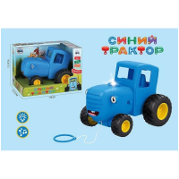 Інтерактивна музична іграшка Синій трактор каталка 12,5*13,5*19 см (0488-1002Q)