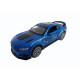 Машинка металева АвтоЕксперт Ford Mustang Shelby GT500 Синя 1:32 світло, звук, інерція, відчиняються двері, 16*6*5см (GT-1712)