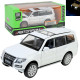 Машина метал Mitsubishi Pajero 4WD Turbo Мітсубісі біла 1:33 світло звук 14,5*5,5*5,5см (68463W)
