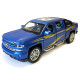 Машинка металева дитяча Chevrolet V8 Шевроле, синій, Автоексперт, 1:32, світло, інерція, відкриваються двері, багажник, капот, 17,5*5*6см (TК - 32293)