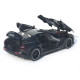 Машинка металл Mercedes-Benz SLR McLaren черная 1:32 свет звук открыв двери капот багаж (TK-31160)