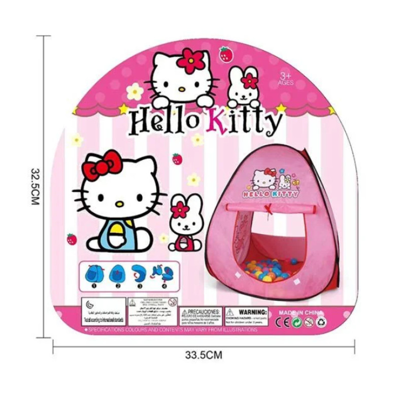 Дитячий ігровий намет будиночок «Hello Kitty» 72 х 72 х 94 см, в сумці (888-030)