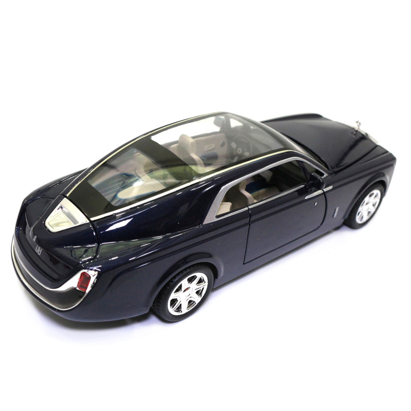 Машинка ігрова Rolls-Royce «АвтоЕксперт» Роллс-Ройс метал синій світло звук 21*6*7 см (EL-8737)