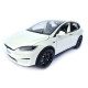 Машинка метал Tesla model X електрокар біла Тесла 1:24 відкр двері баг капот звук світло 17,5*7,5*5,5см (EL 97188)