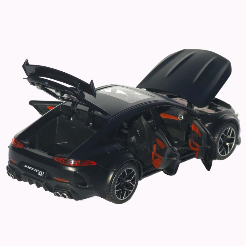 Машинка метал Brabus Rocket 900 АвтоЕксперт чорна 1:24 звук світло відкр двері капот багажник (1206-15)