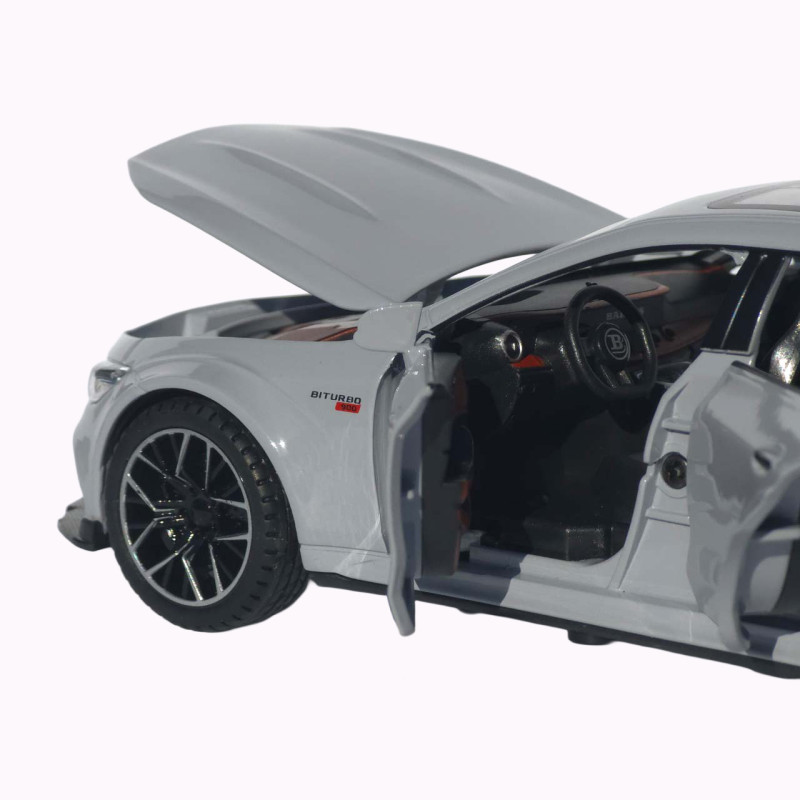 Машинка метал Brabus Rocket 900 АвтоЕксперт сіра 1:24 звук світло відкр двері капот багажник (1206-15)